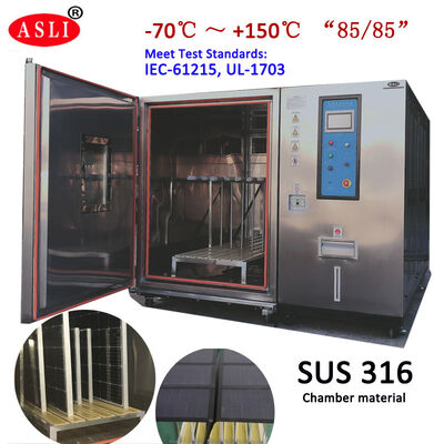 محفظه آب و هوایی پنل خورشیدی IEC 61215 MQT 13, IEC61730 MST53